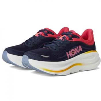 HOKA Bondi 9 Female Navy Running Footwear – 7.5, Medium (B)