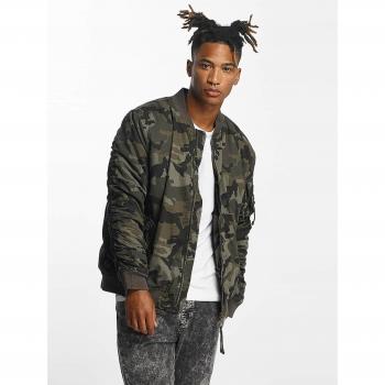 Urban Classics Vintage Camo Baumwoll Bomberjacke