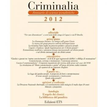 Criminalia. Annuario di scienze penalistiche