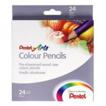 Conjunto de Lápis de Cor Pentel 24