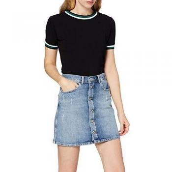Pepe Jeans Tate, Falda Mujer, Denim Azul, Talla 40