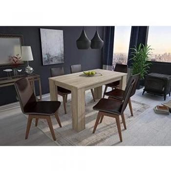 Table à Manger 140 cm Chêne Clair