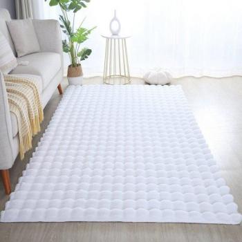 Tapis Chic 3D Uni Blanc Whisper 120x170