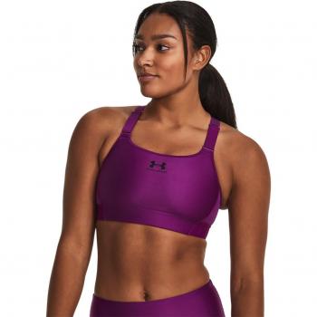 UA HG Armour Damen High-Pull Trikot, marine/roze (1379195-573)