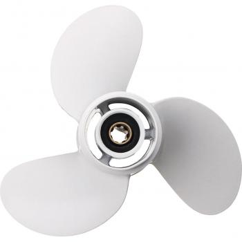 Yamaha 6-8Hp 8.5x8.5 Boat Propeller White Aluminum 3-Blade
