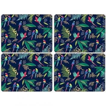 Four-Tabletop Parrot Placemats – London Collection