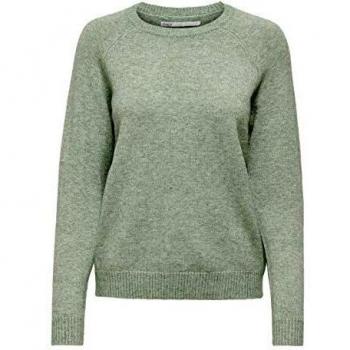 ONLY WEAR 15170427 LESLY Jersey Manga larga Mujer Verde