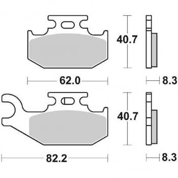 SBS Offroad Sintered Brake Pads