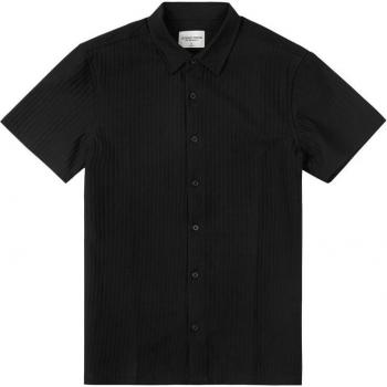 Camisa de hombre a rayas de algodón mezclado
