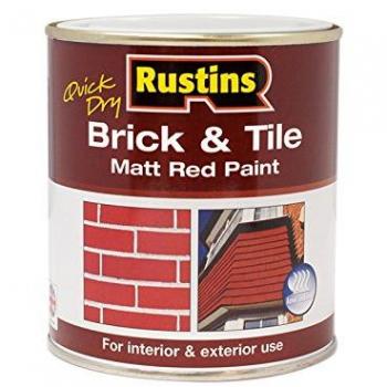 Rustins Quick Dry Brick & Tile Paint Red 1L