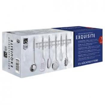 Ensemble d'ustensiles de cuisine EXQUISITE 7 pièces inox