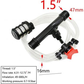 Sistema de Riego Agro-Vertical con Inyectores 1”/1,5”