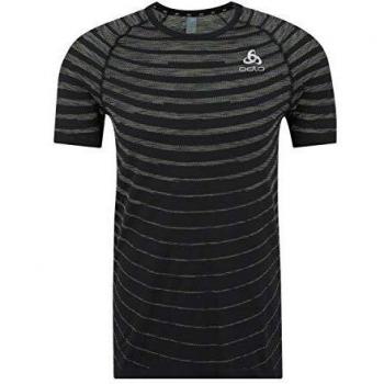 Camiseta Técnica Odlo Blackcomb Pro Crew Neck para Hombre, Negro
