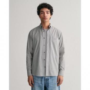 Camicia Gant Reg Banker Nero S