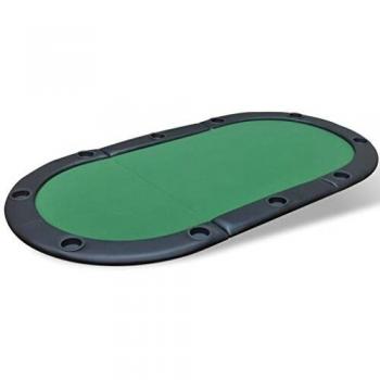 10 Player Foldable Poker Table in Green
