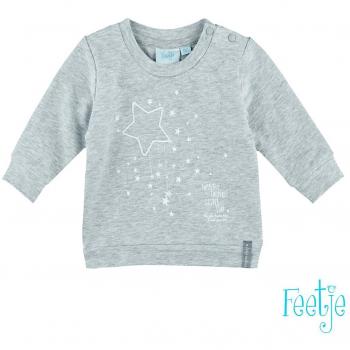 Feetje Stern‑Print Sweatshirt Grau, Größe 62
