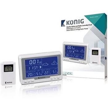 König Stazione Metereologica Wireless, Plastica, Bianco, 0.011x0.011x0.011 cm