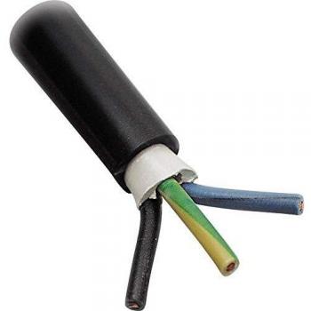 Premium-Qualität Erdkabel NYY-J 3G 1.50 mm² Schwarz