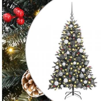 Albero di Natale Artificiale 120 cm in PVC, Stela 68 × 68 cm, Verde