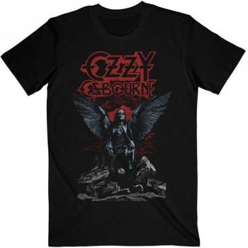 Ozzy Osbourne Unisex Katoenen T-shirt Engelenvleugels S Zwart