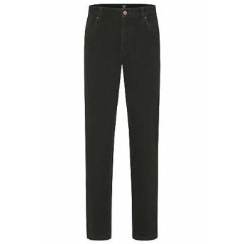 Meyer Five-Pocket Chino – 97% Baumwolle, 3% Elasthan, Dunkelgrün, Größe 32, Länge 32