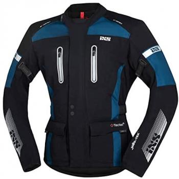 Giacca Moto IXS Tour Pacora-ST Tessile Impermeabile Nero Blu S