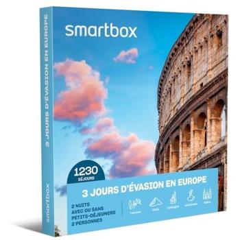 Escapade SmartBox: Europe en Couple – Séjour de 3 Jours