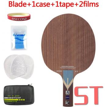 LOKI K3 – Ping‑Pong Offensive 5‑Plis Bois de Noyer, Grand Surface Doux