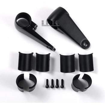 Support de phare avant en aluminium noir, montage sur fourche de moto 35-41mm