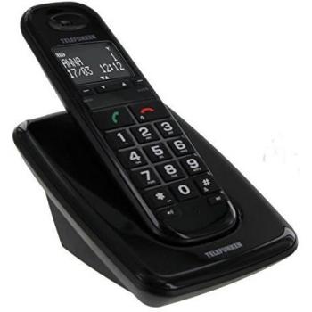 Pillow TD-301 – Téléphone sans fil à indicateur d'appelant – Blanc (DECT GAP)