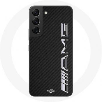 Samsung Galaxy S21 FE Case with AMG Logo and Carbon Texture