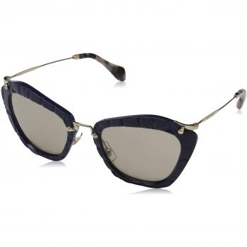 Miu Miu 0MU08RS 1AB0A7 49, Gafas de Sol para Mujer, Negro