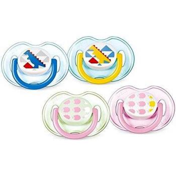 Avent Orthodontic Teething Toy Classic Design, Ages 0-6 Months, 2-Piece Set
