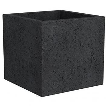 Vaso C-Cube 30 cm, Nero Pietra