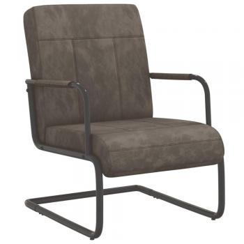 Eleganter Freischwinger Hellgrau