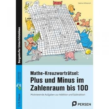 Mathe-Kreuzworträtsel: Plus und Minus ZR bis 100 (2. und 3. Klasse)