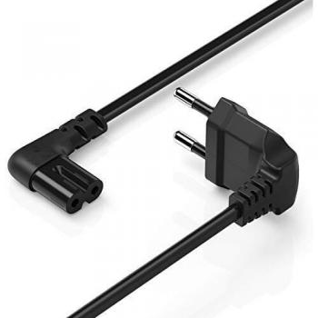 Cordon secteur Hama 1,5 m coudé noir