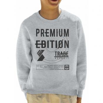 Divide & Conquer Detroit Kids' Grey Pullover – Premium Version