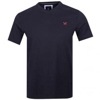 100% Cotton Navy Crew Classic T-Shirt