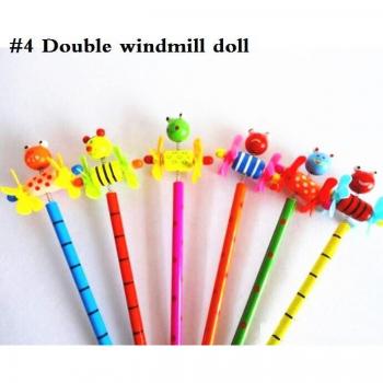 Colorful Cartoon Windmill Pencils