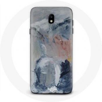 Samsung Galaxy S4 Case with Gray Abstract Pattern