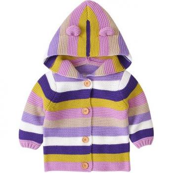 Cardigan Simple Boutonnage pour Enfants