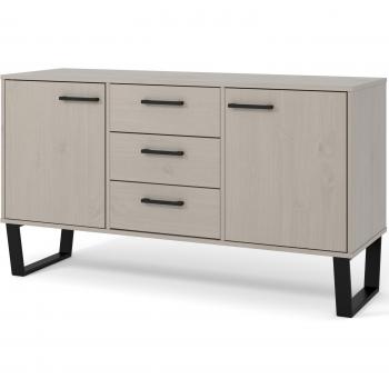 Texas Grey Sideboard with 2 Doors and 3 Drawers