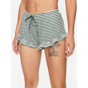 Hunkemöller Short en Velours à Volants de Couleur Verte