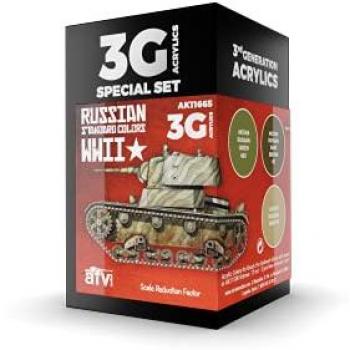 Three-Gun Russian WWII Color Kit – AK Interactive (AK11665)