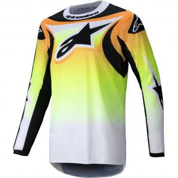 Maglia da motocross Alpinestars Fluid Wurx Giallo-Nero 2XL