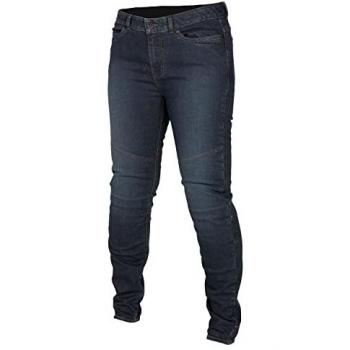 Klim Betty Tapered Stretch Jeans moto pour dames Bleu taille 2 29