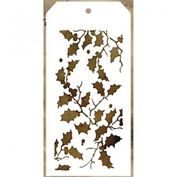 Willow Leaf Pattern Label Stencil for DIY Crafts