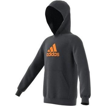Agasalho Adidas Menino Cinza com Capuz H07739 Tamanho 128