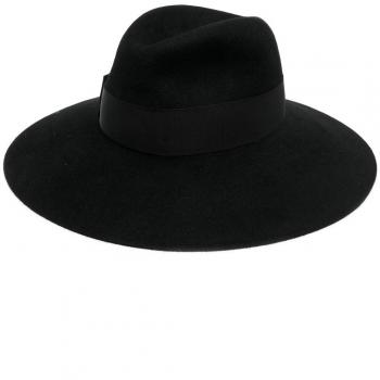 Elegant Black Felt Headwear for Women – Borsalino S